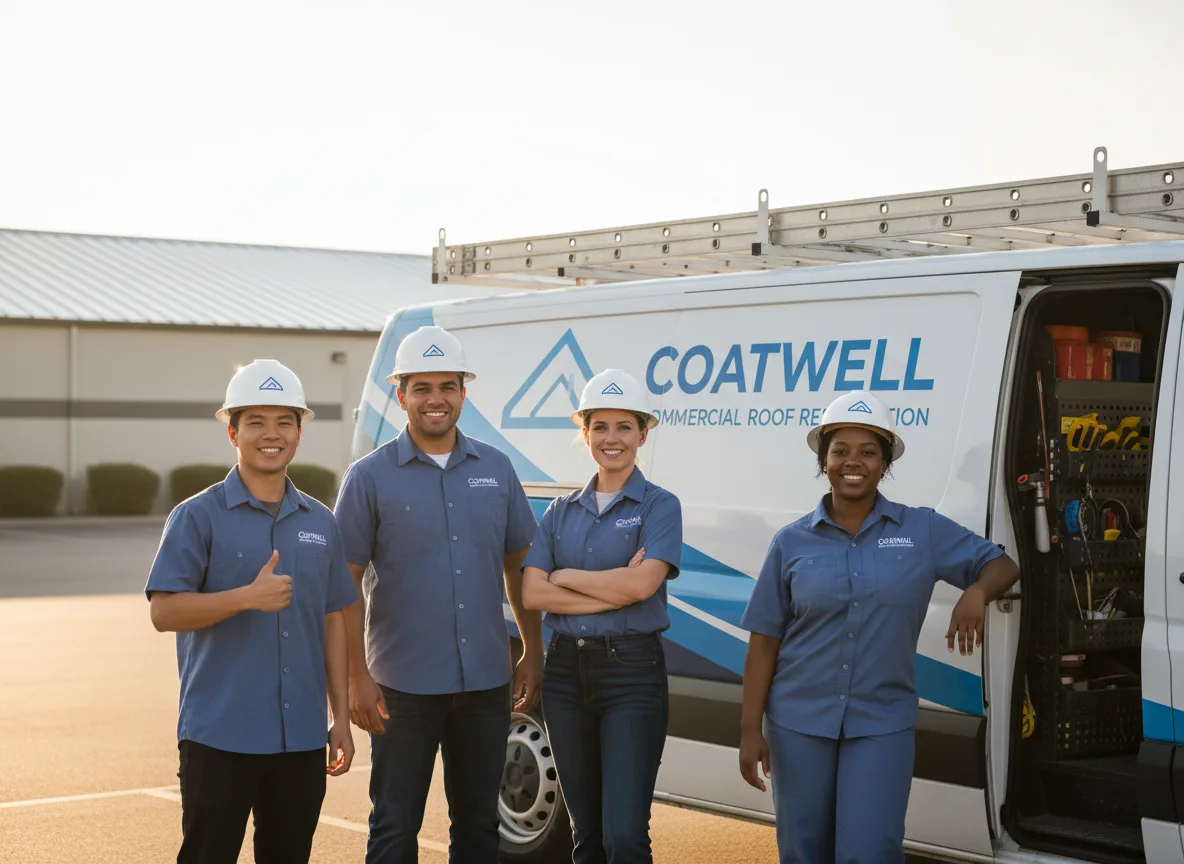 Commercial roof coating company in Morton, IL